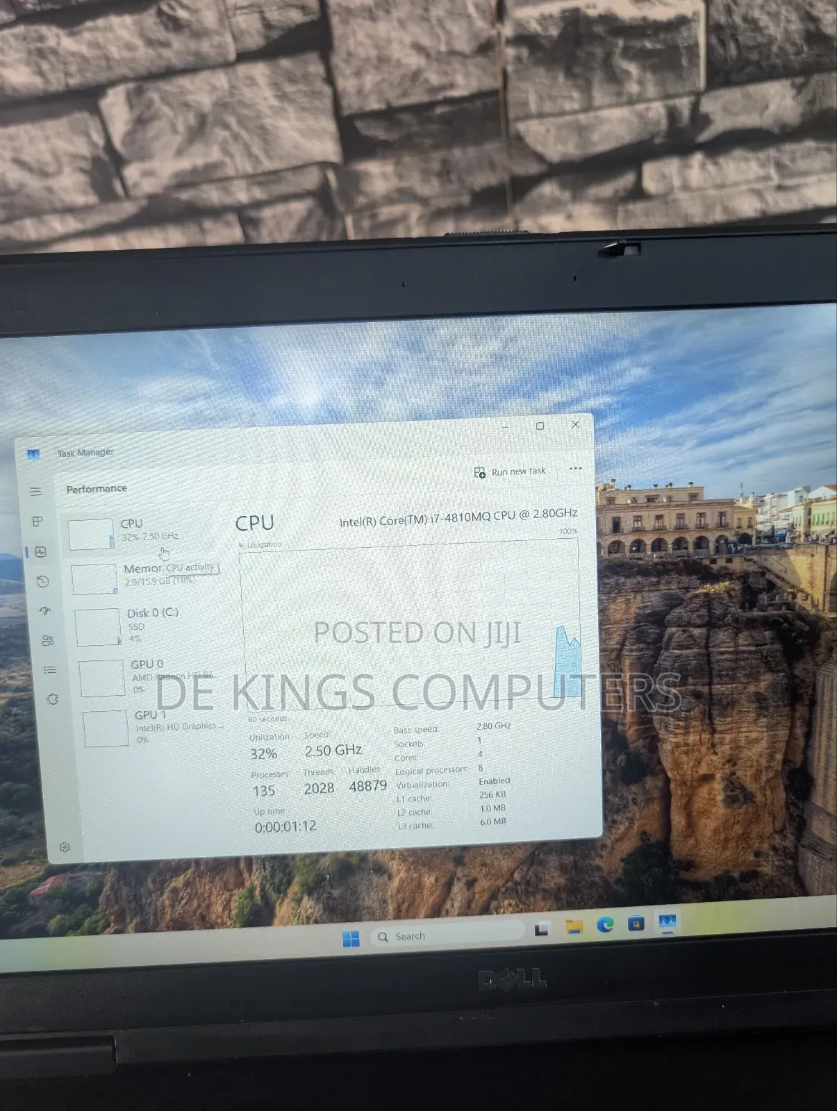 Laptop Dell Latitude E6540 16GB Intel Core Ultra 7 SSD 256GB