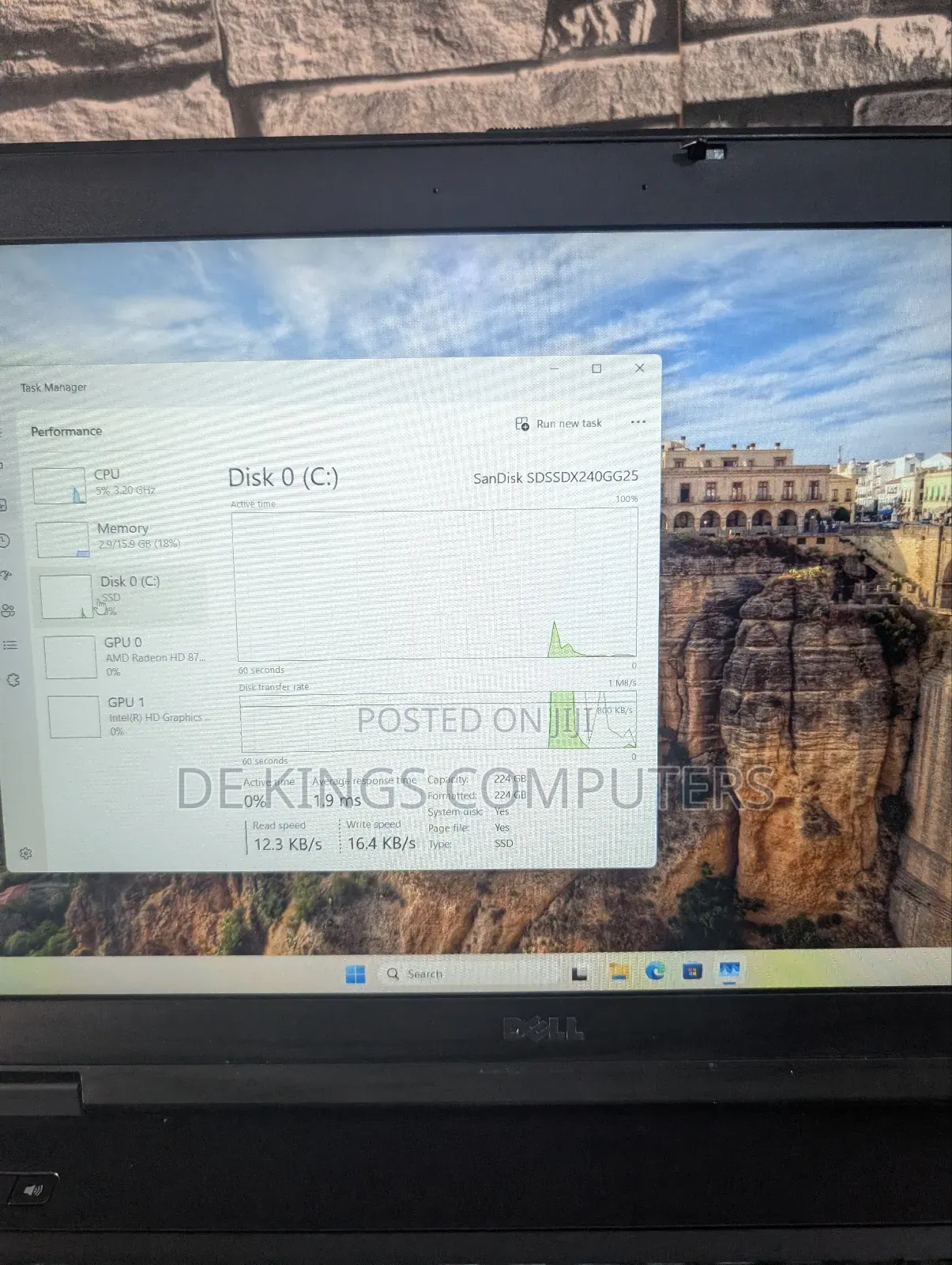 Laptop Dell Latitude E6540 16GB Intel Core Ultra 7 SSD 256GB