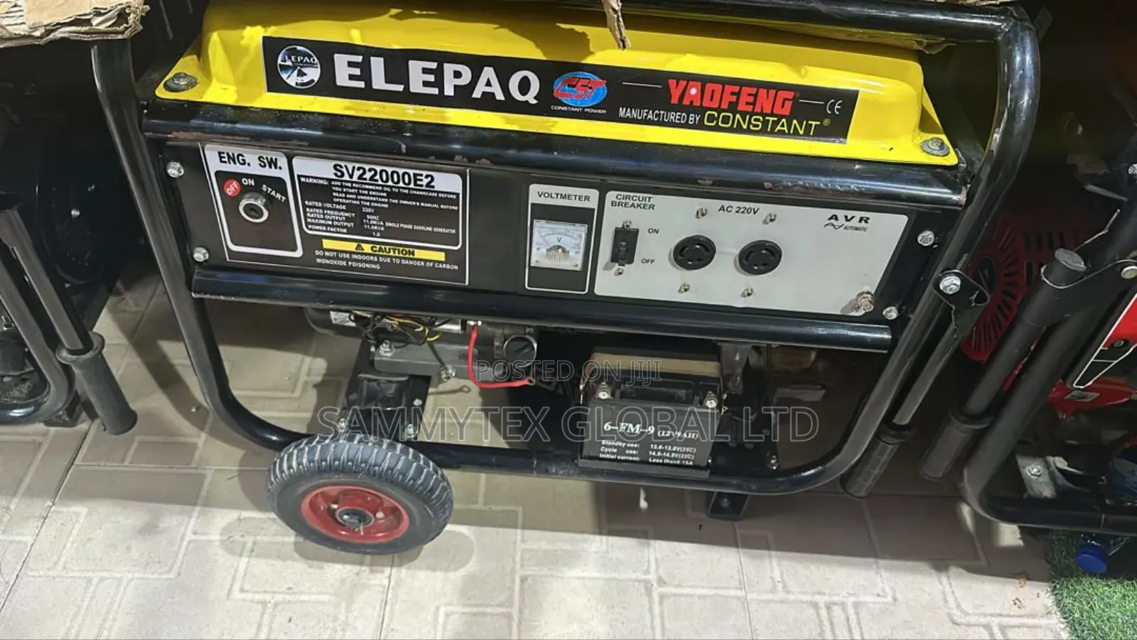 Brand New Elepaq 8kva 100% Copper Coil Gen With Warranty