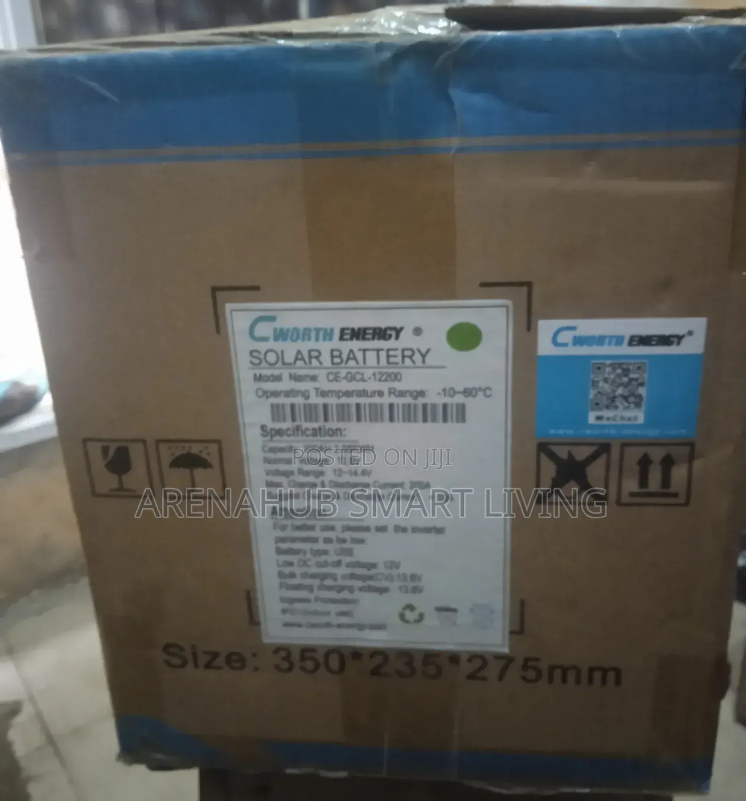 2.5kwh 12volts C Worth Lithium Battery