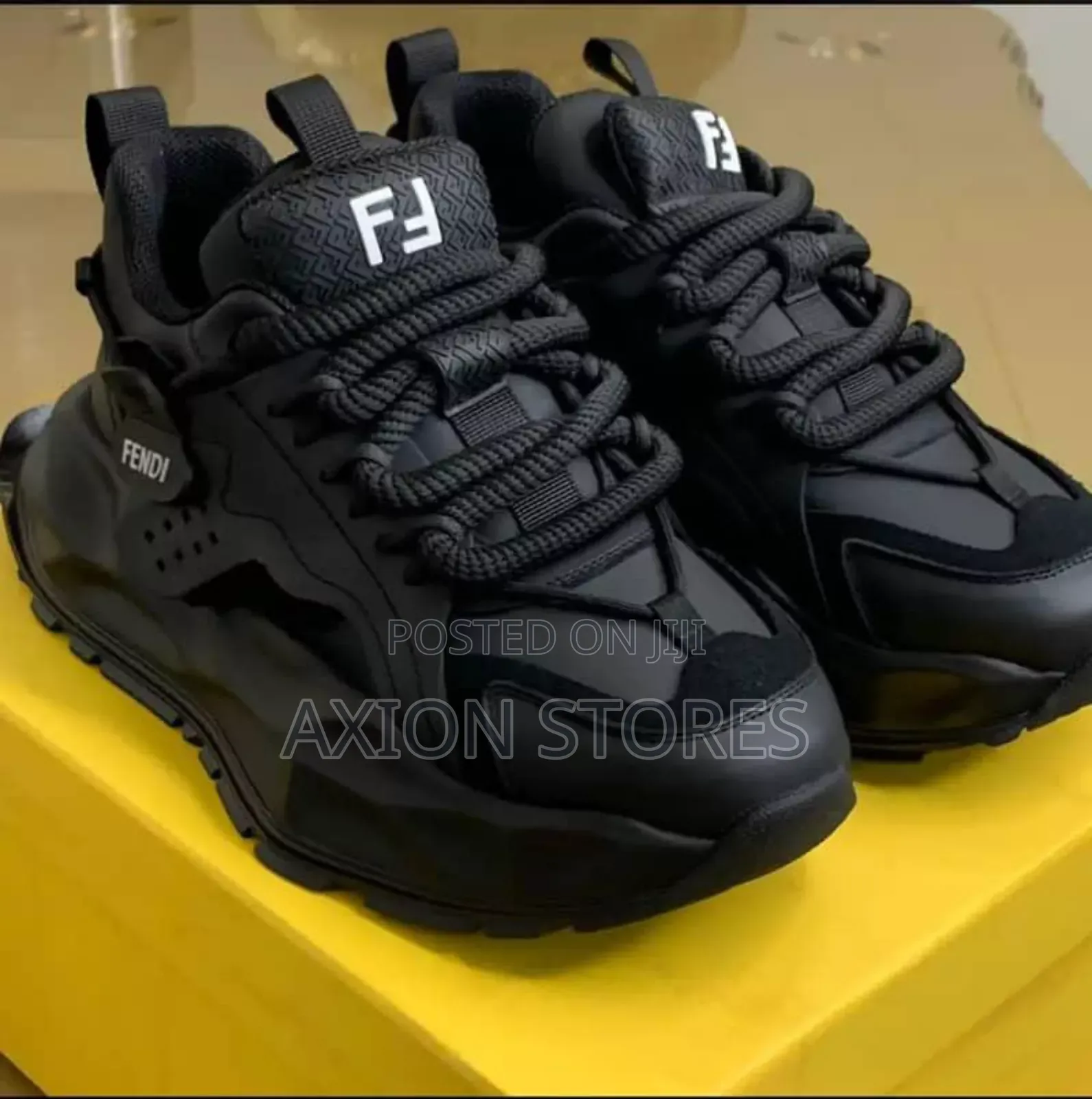 High Sole Fendi Sneakers