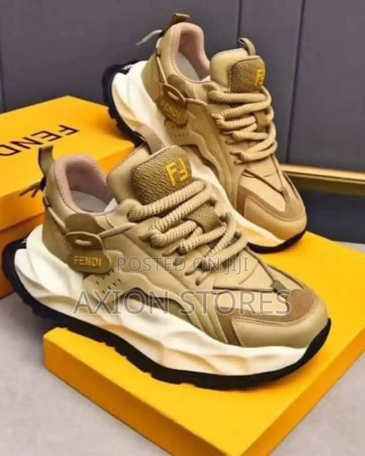 High Sole Fendi Sneakers