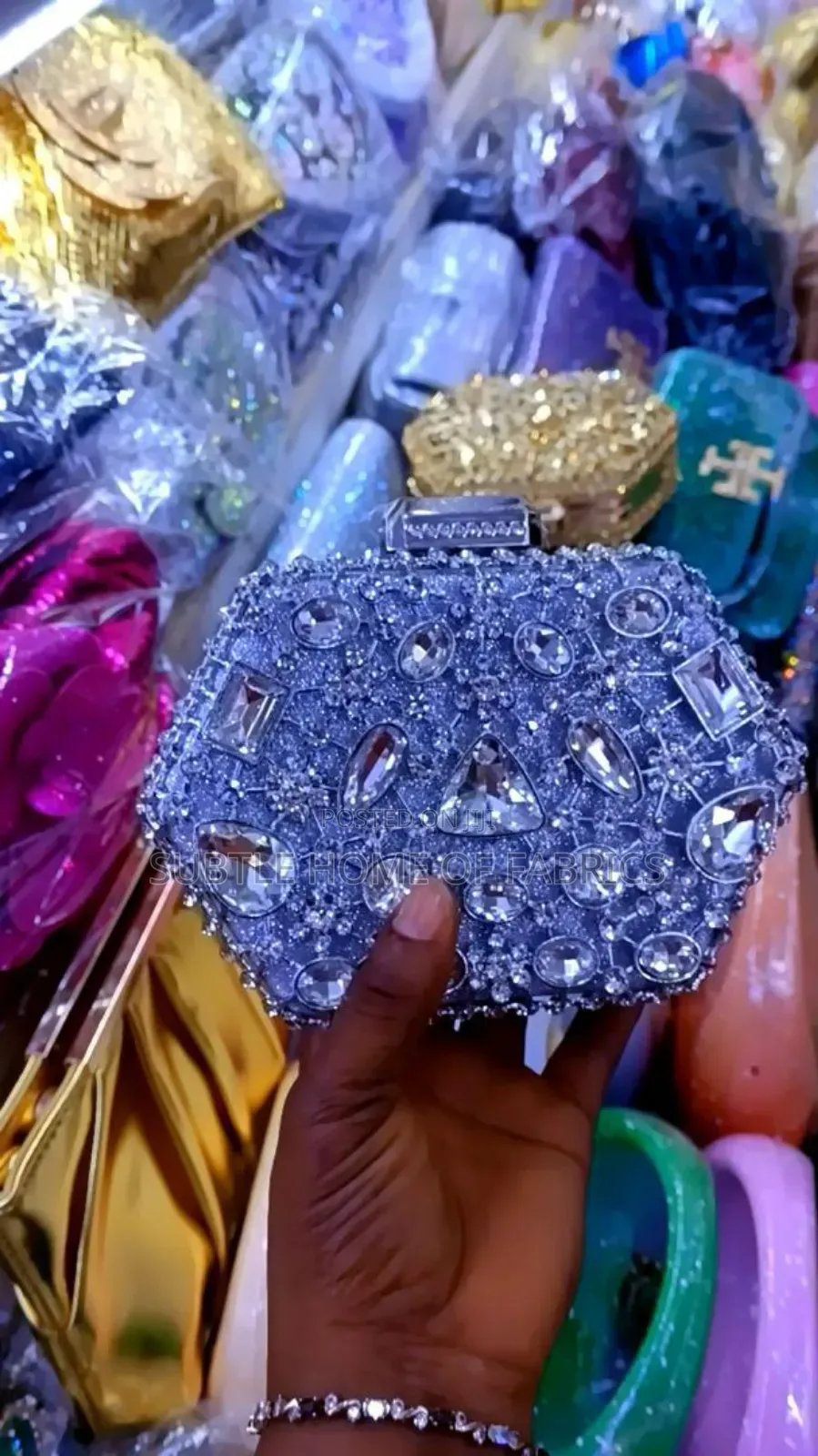 Luxury Party Purse With Diamond for Women
