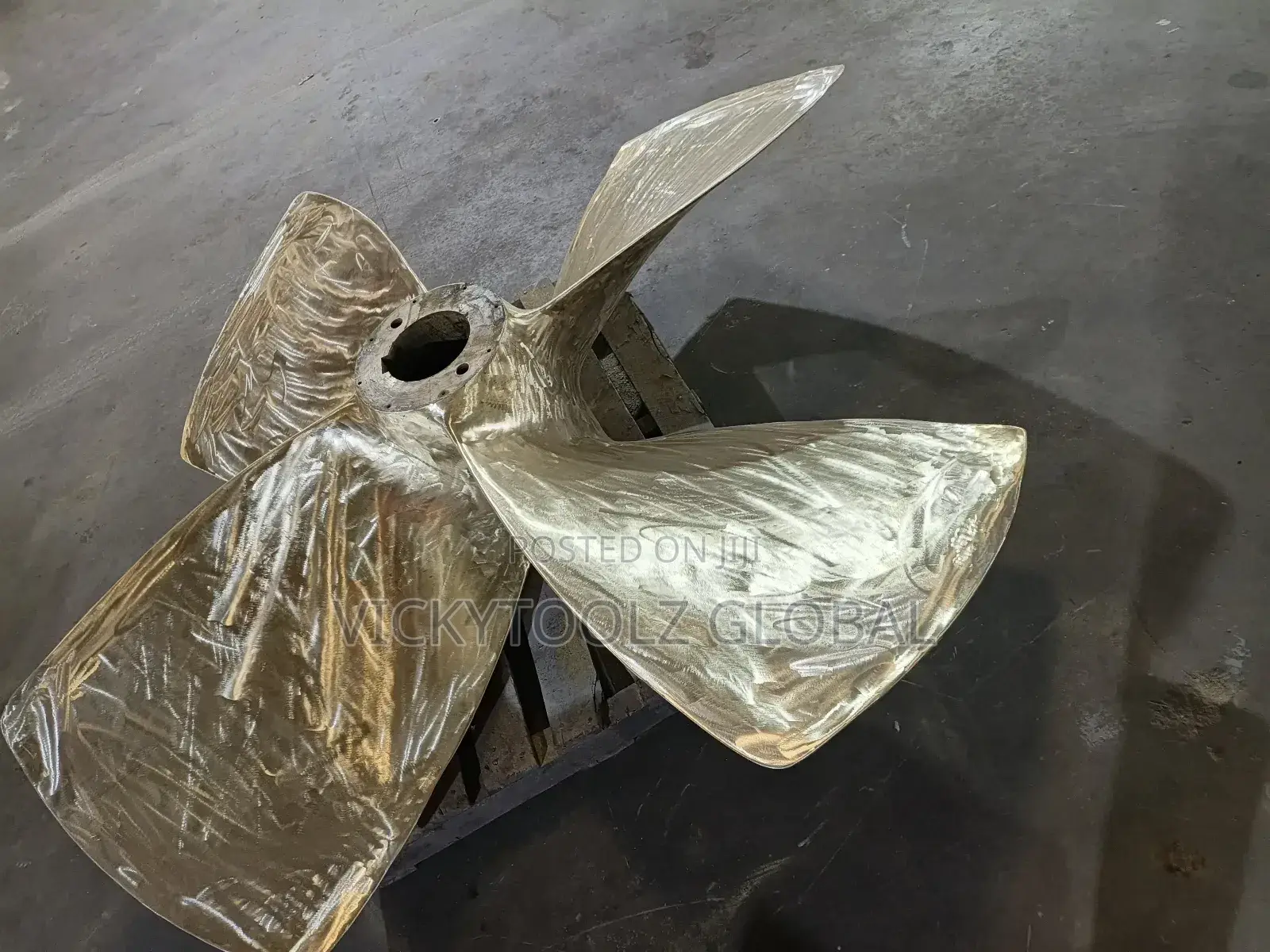 Brass Boat Propeller Four Blade