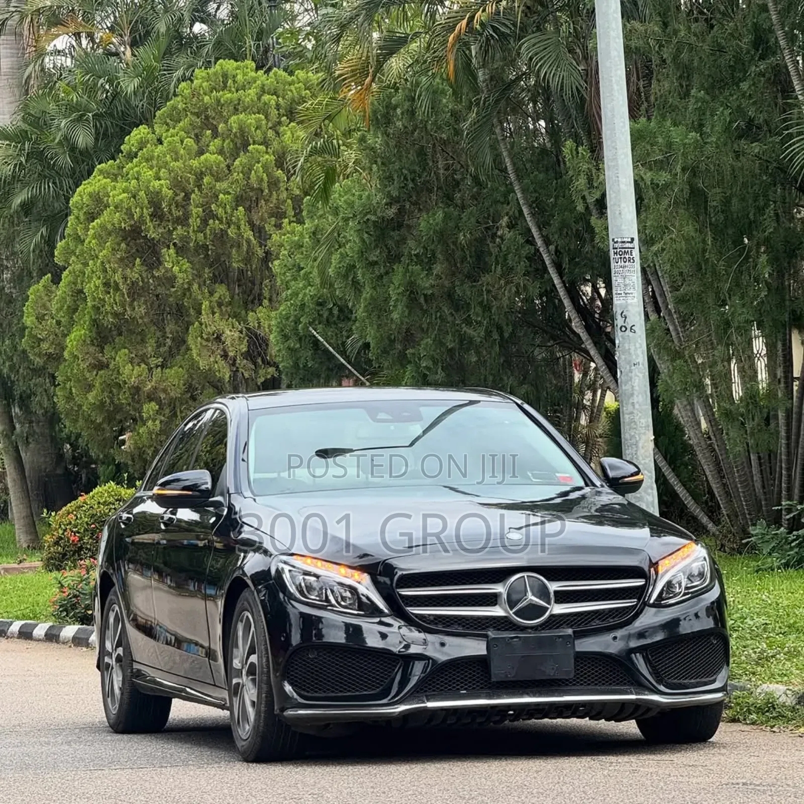 Mercedes-Benz C300 Sport 4dr AWD 4Matic Sedan (2.0L 4cyl 7A) 2015 Black
