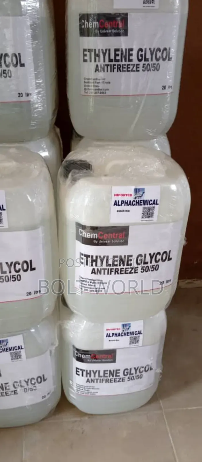 Ethylene Glycol Antifreeze 50/50 Used