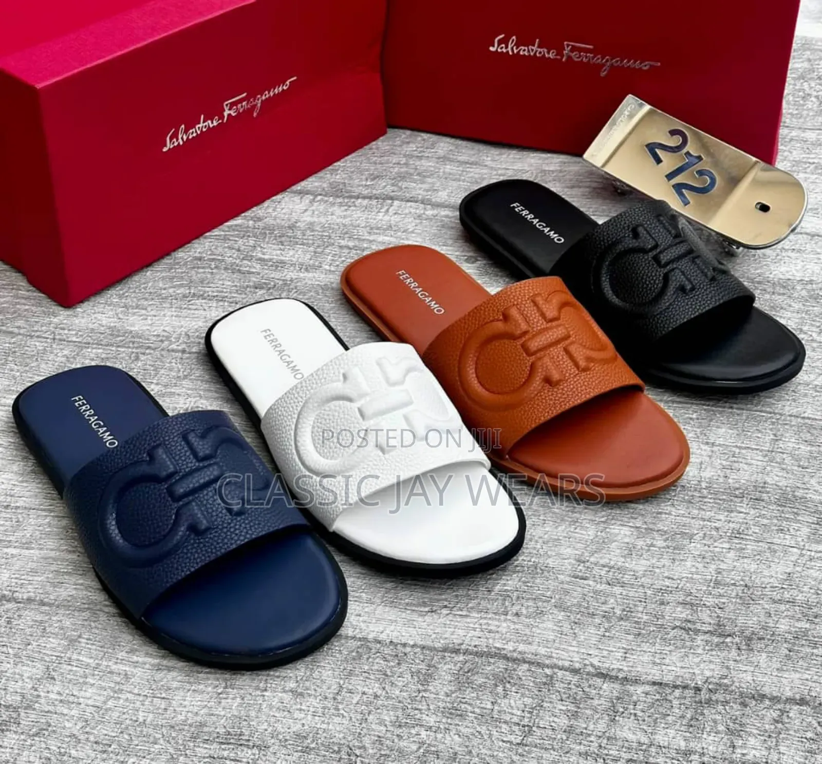 New in Quality Authentic Ferragamo Slippers