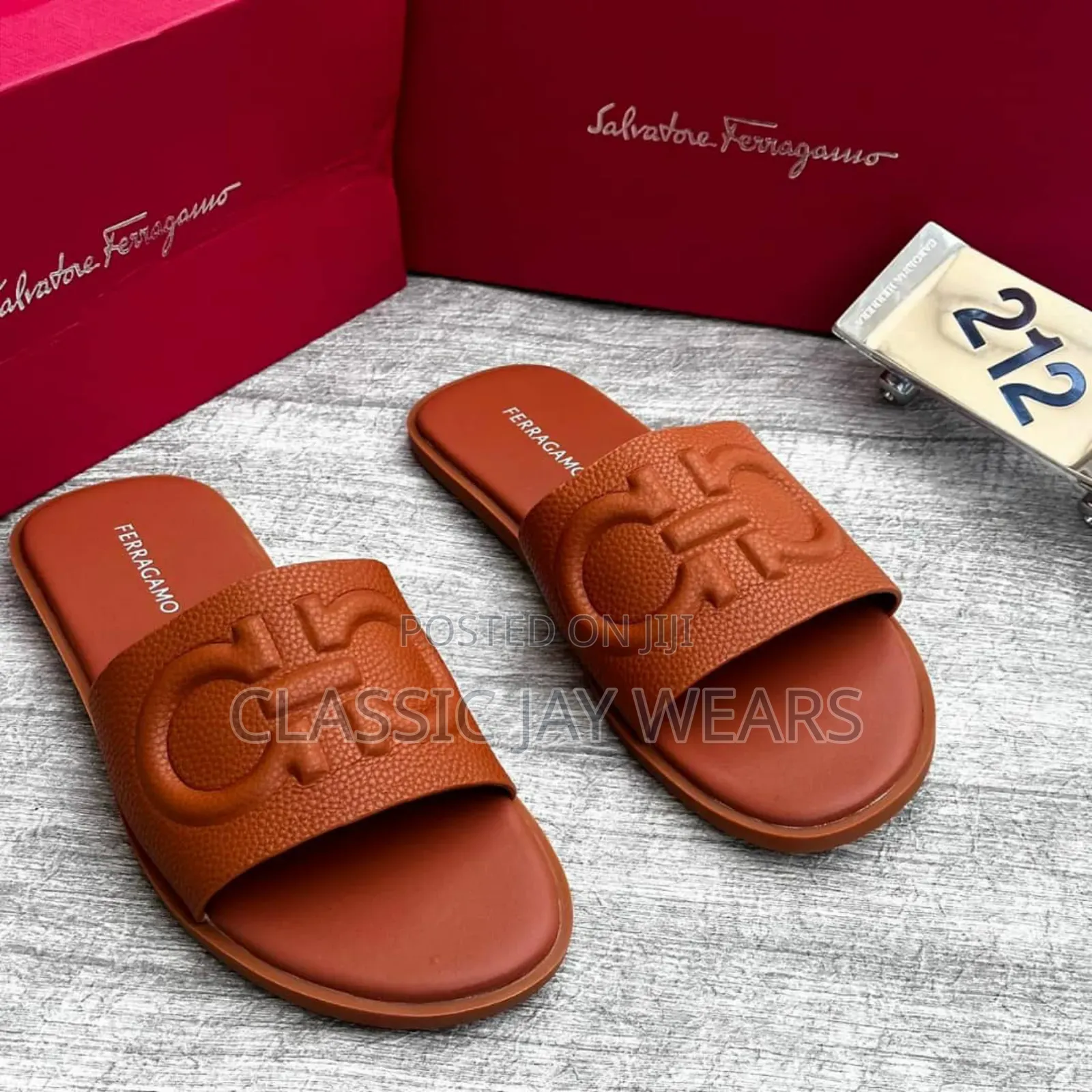 New in Quality Authentic Ferragamo Slippers