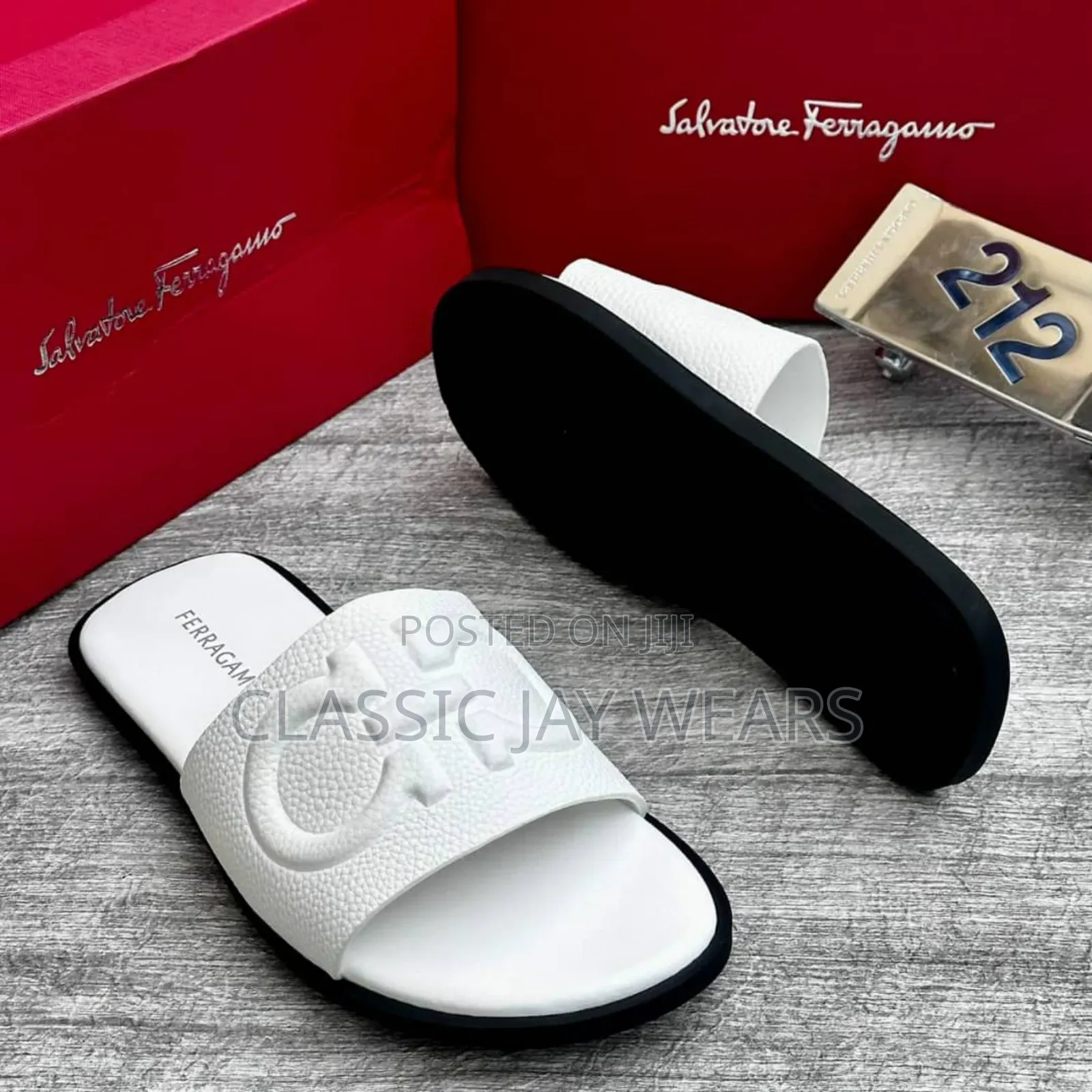 New in Quality Authentic Ferragamo Slippers