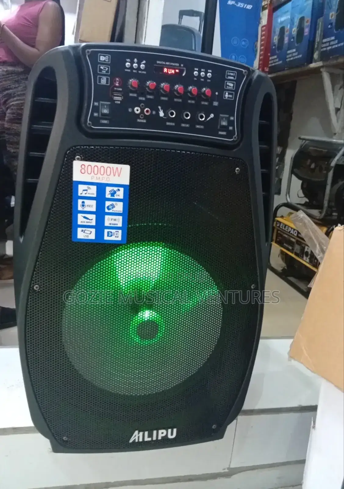 Complete 80000 Watts Alilpu Party Speaker With Amazing Sound 