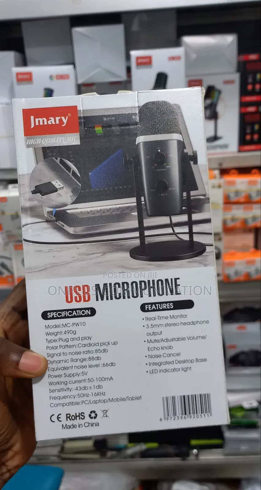 Jmary Mc-Pw10 Professional Usb Microphone.
