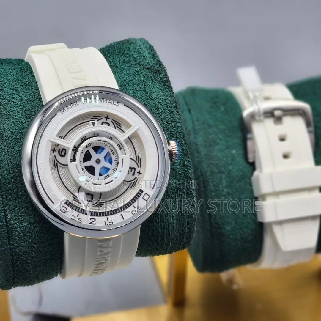 Mark Farewhale Quality Men Rubber Strap Wristwatch