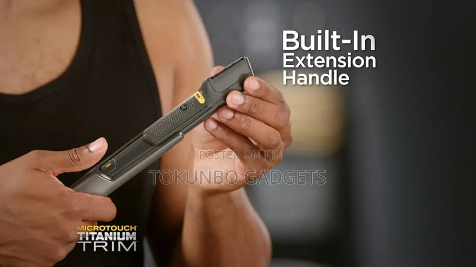 Micro Touch Titanium Trim, Lighted Hair Cutting Tool and Body Groomer