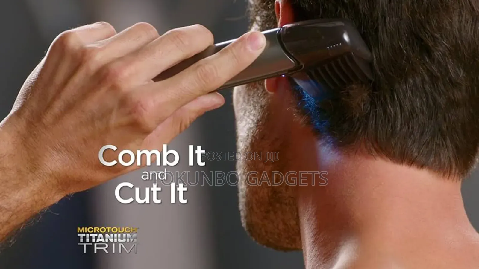 Micro Touch Titanium Trim, Lighted Hair Cutting Tool and Body Groomer