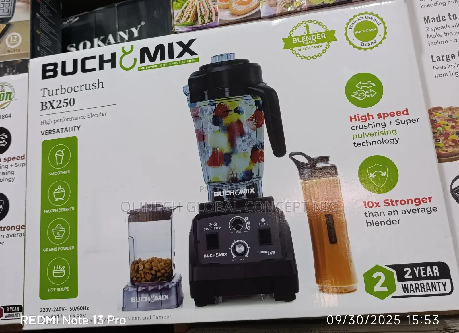 Bx 250 Buchy Mix Super Turbo Blender