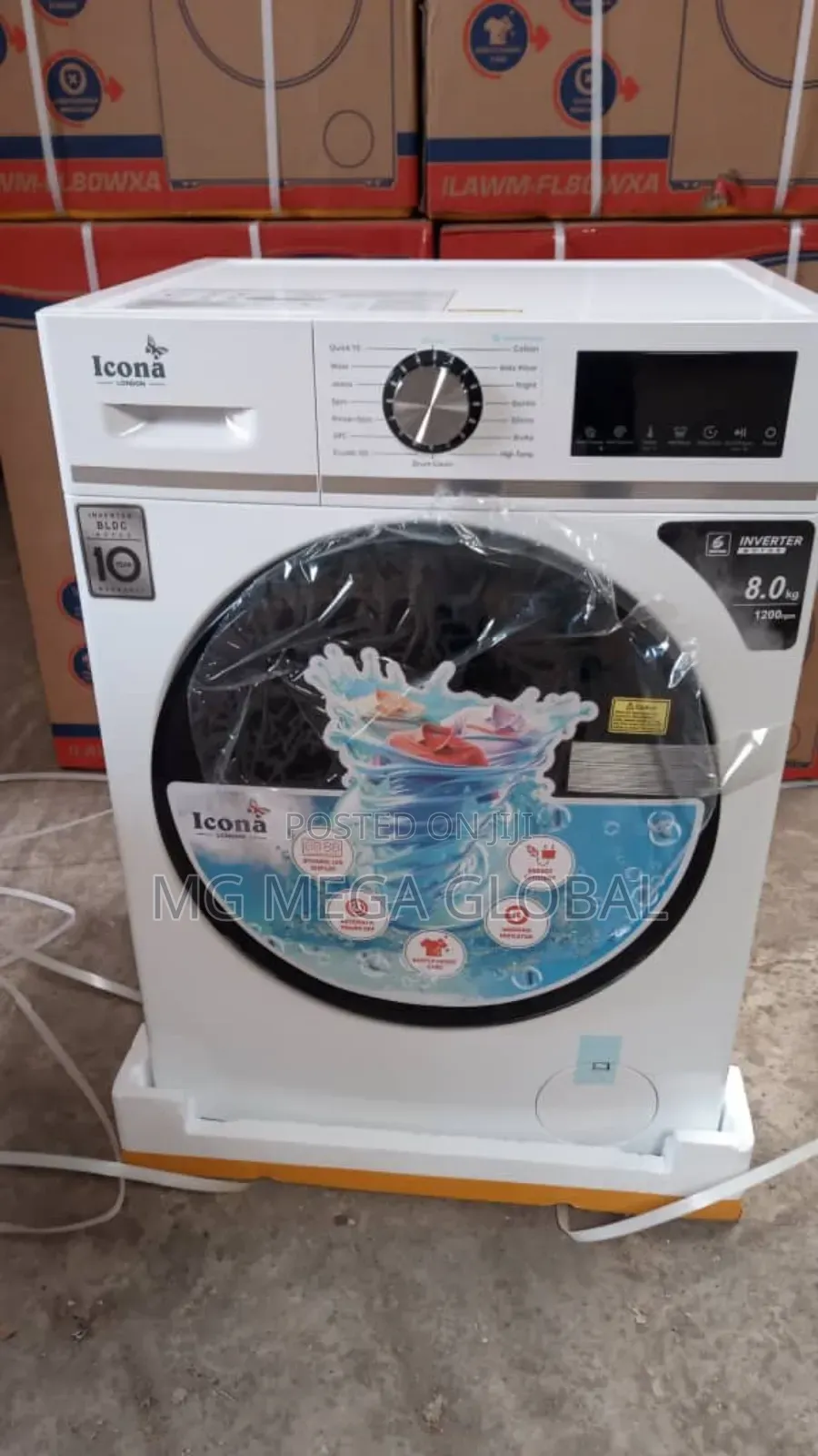 Icona 8kg Inverter Front Loader