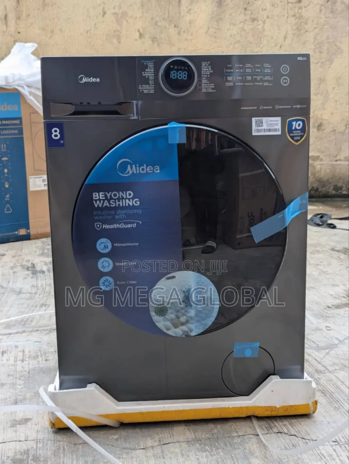 Midea 8kg Automatic Fl Washing/ Dryer Machine