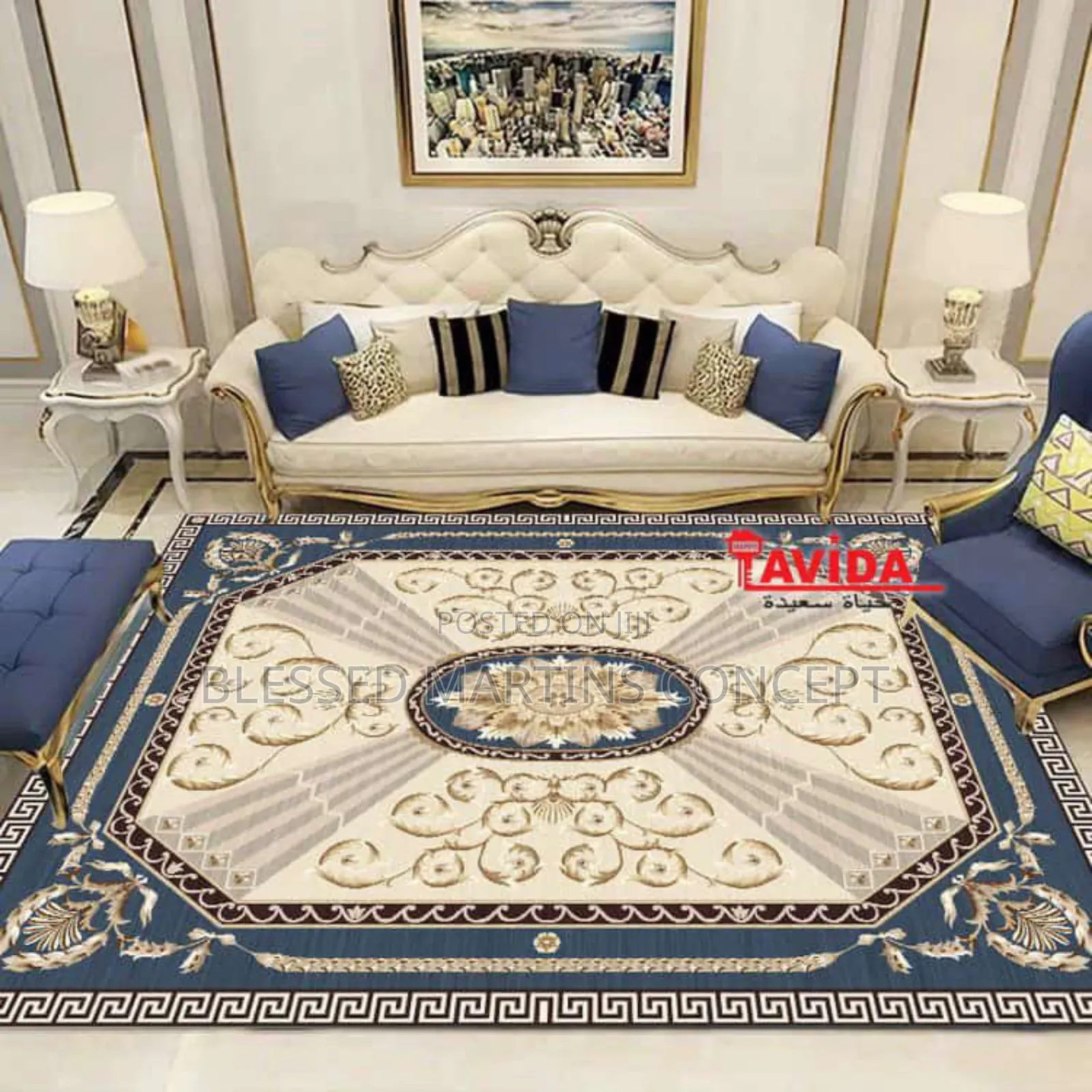 Center Deco Tiles for Sitting Room Floor, Hotels, Offices: By 6 Sets