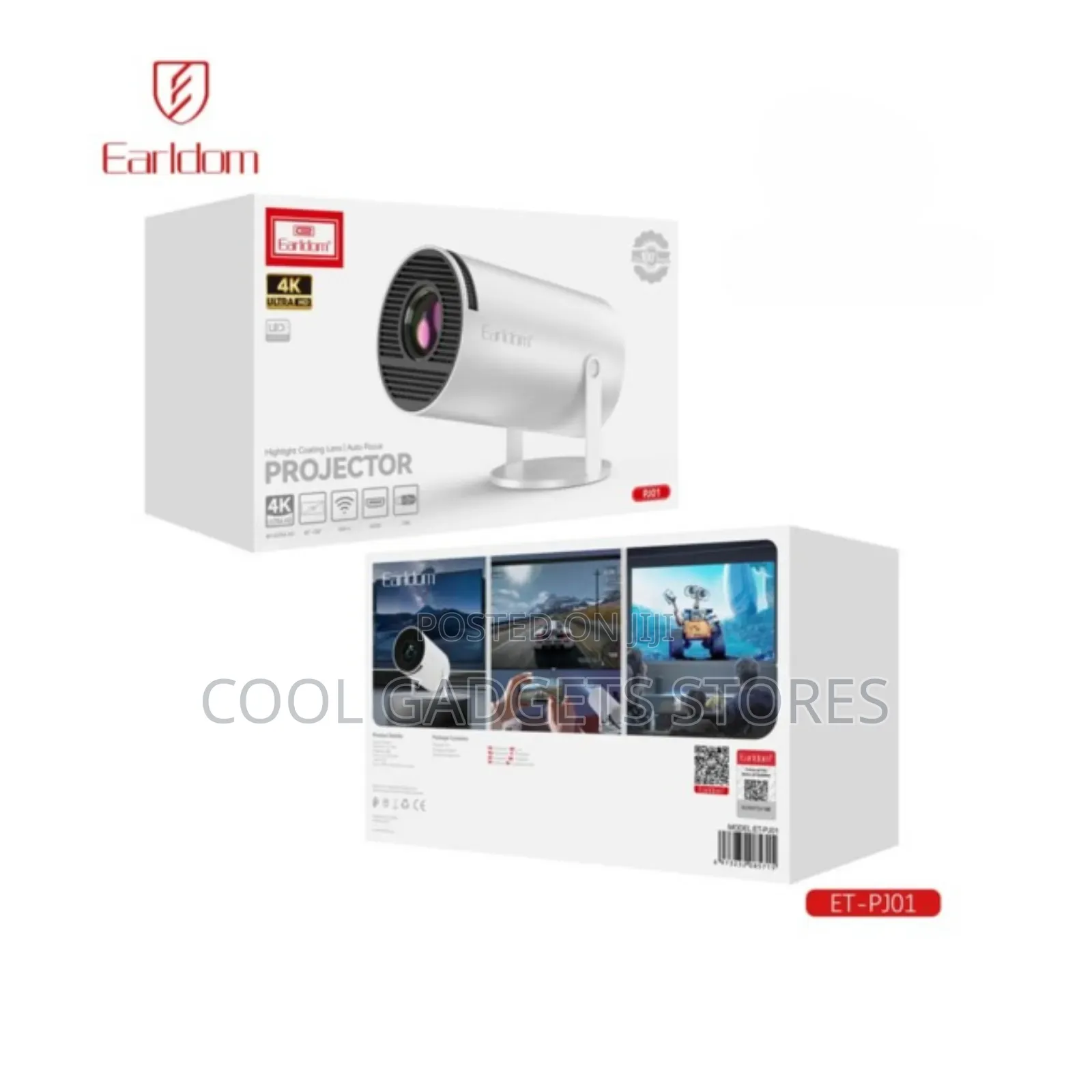 Earldom Portable Smart Projector