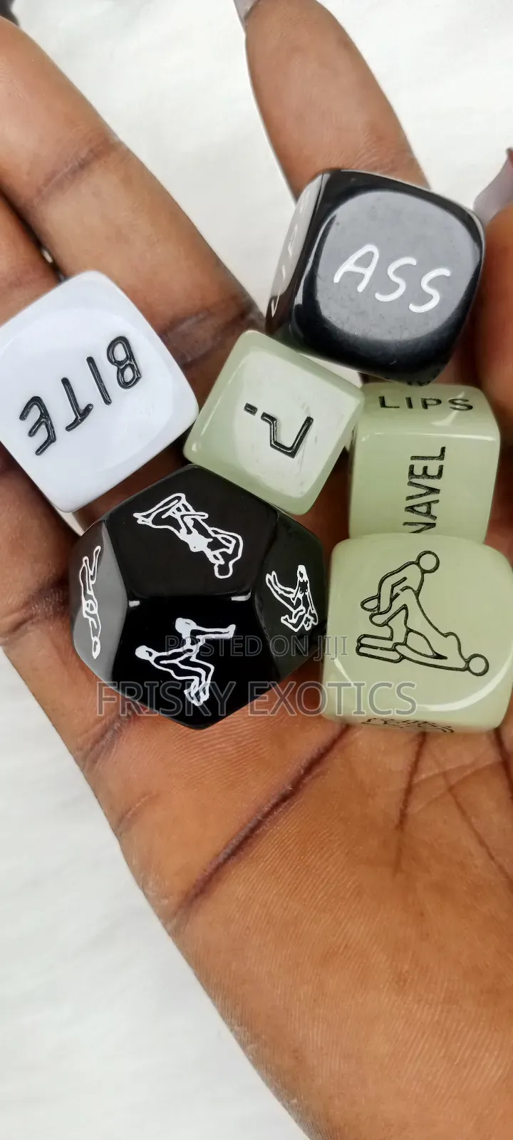 6in1 Glow in the Dark Bedroom Dice
