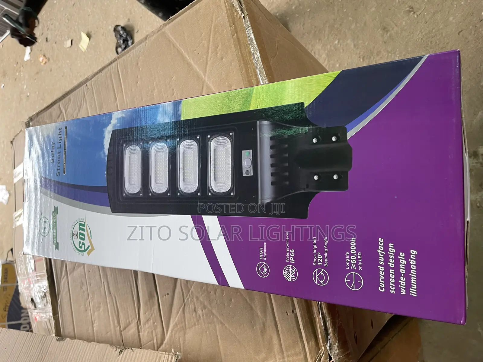 800w 4 Eyes Solar Street Light Very Good