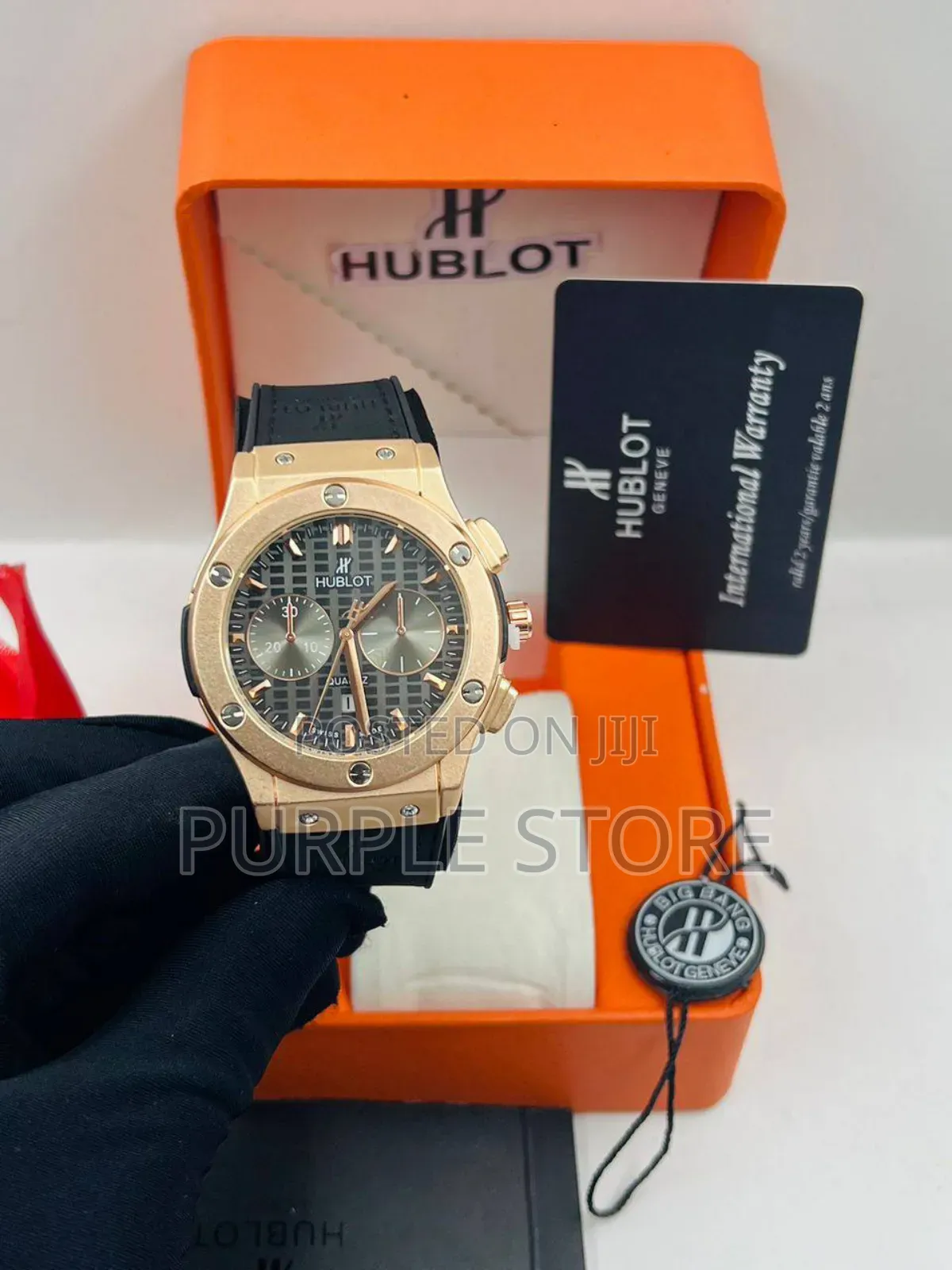Hublot Leather Watch for Guys New Design
