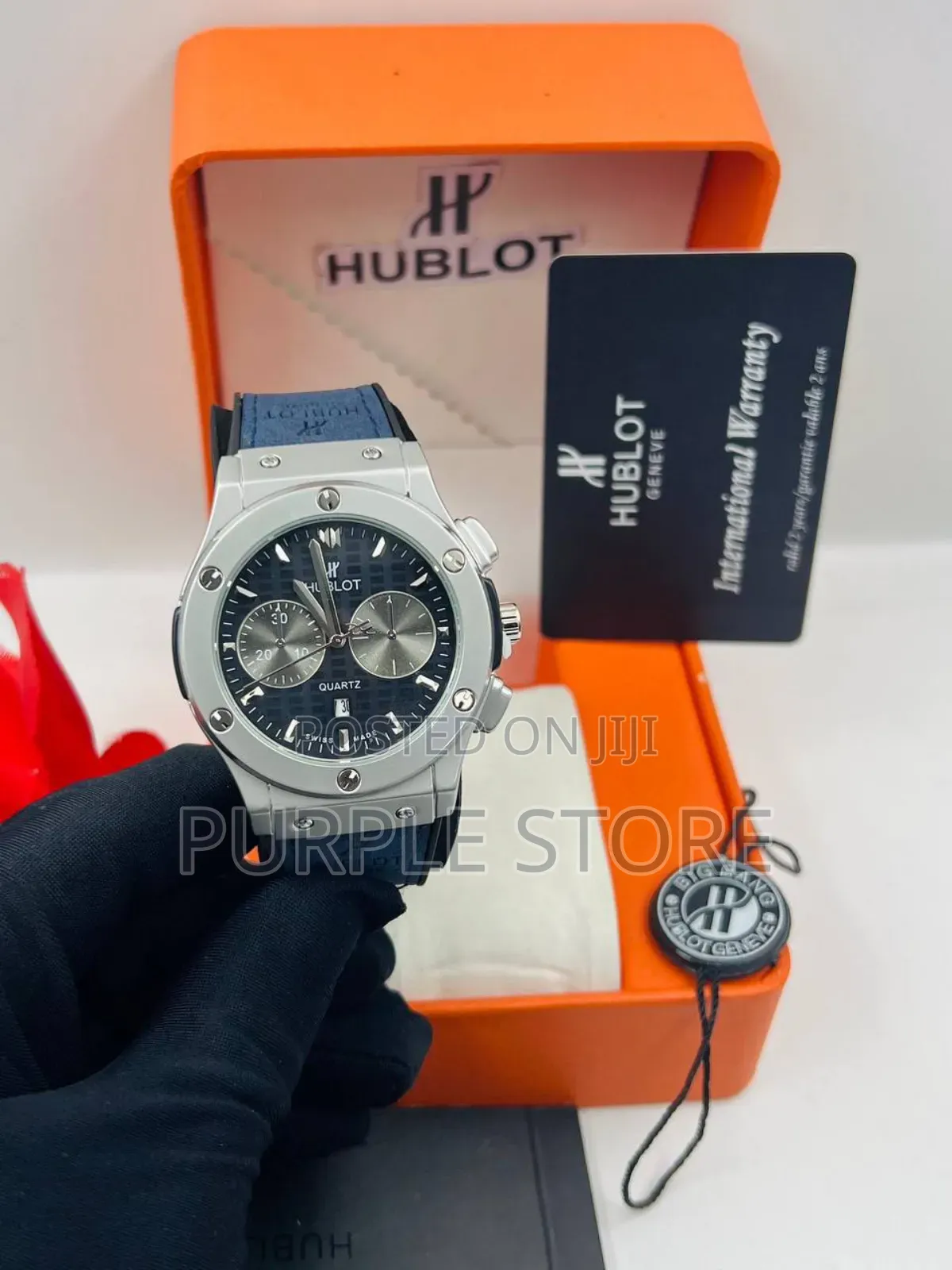 Hublot Leather Watch for Guys New Design