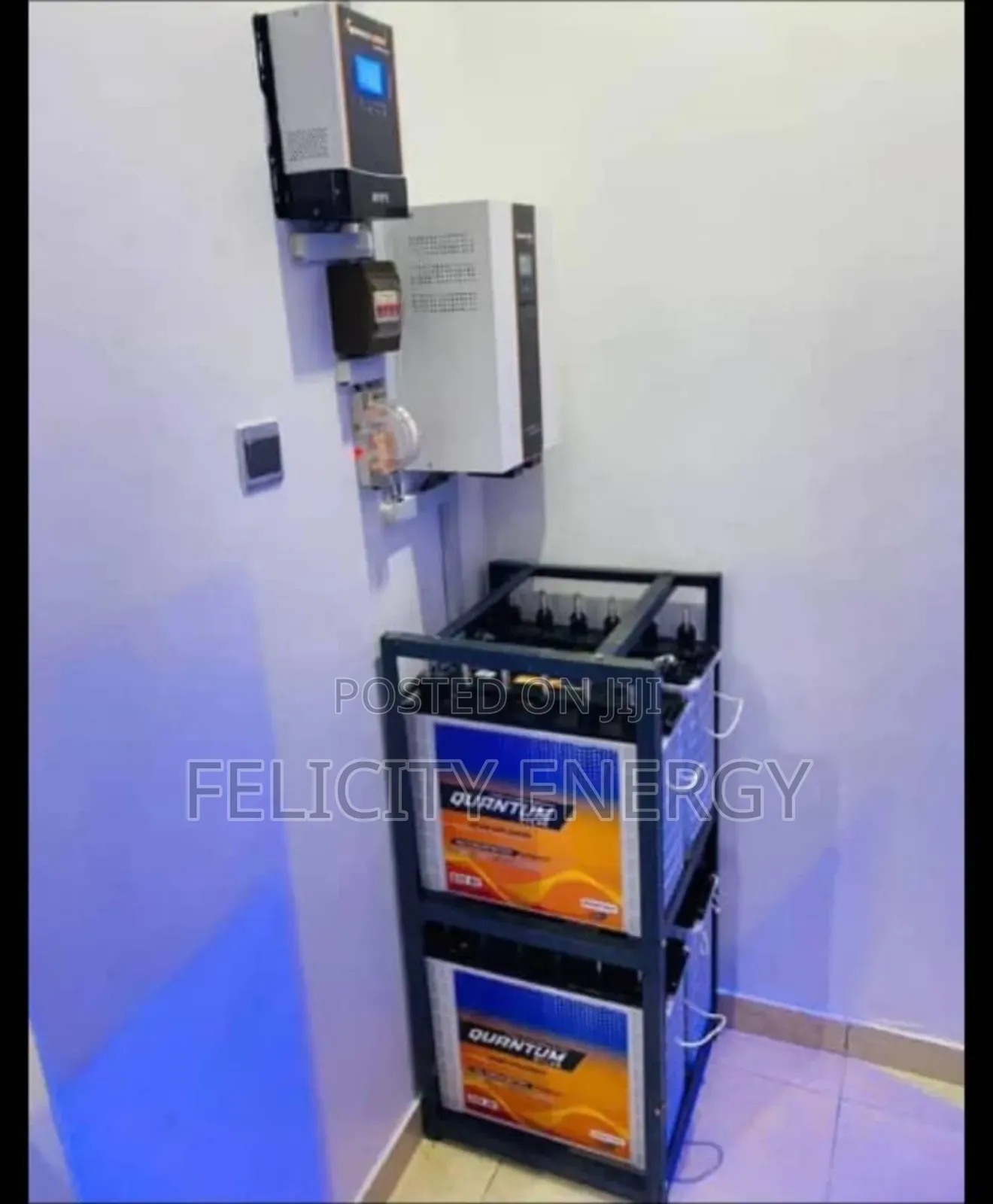 4 Quantum Tubular Battery 5kva Installations With Solar Panel