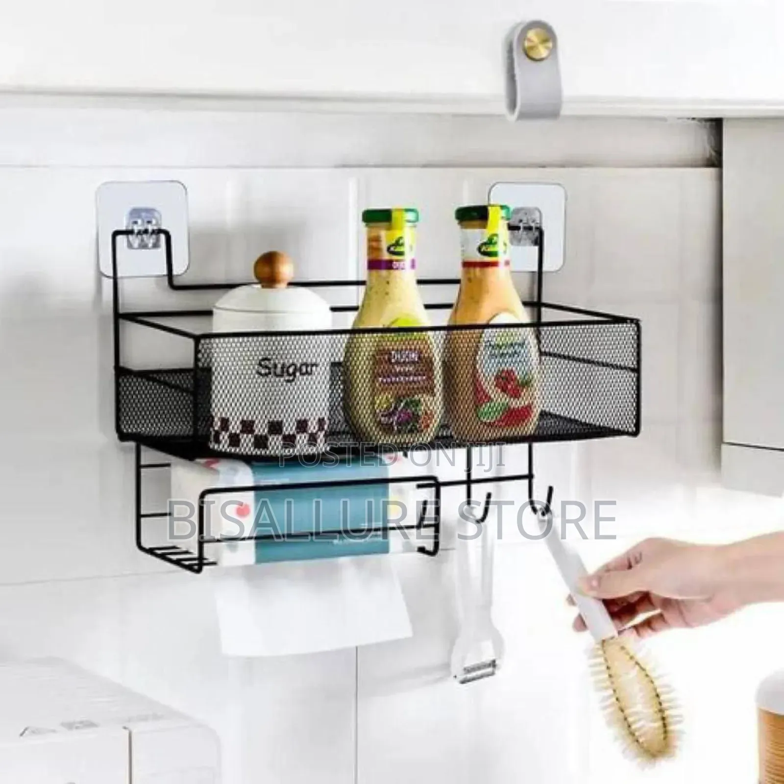 Adhesive Wall Rack With Hook