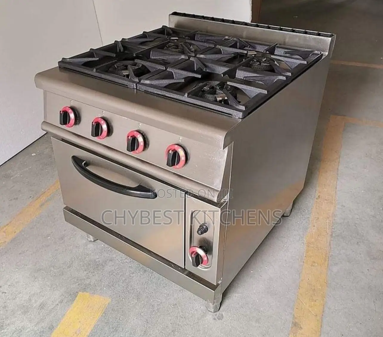 4burner Gas Cooker With Oven