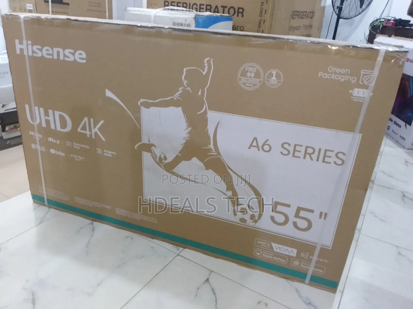 Hisense 55" A6 Uhd – Sharp, Smart Stylish