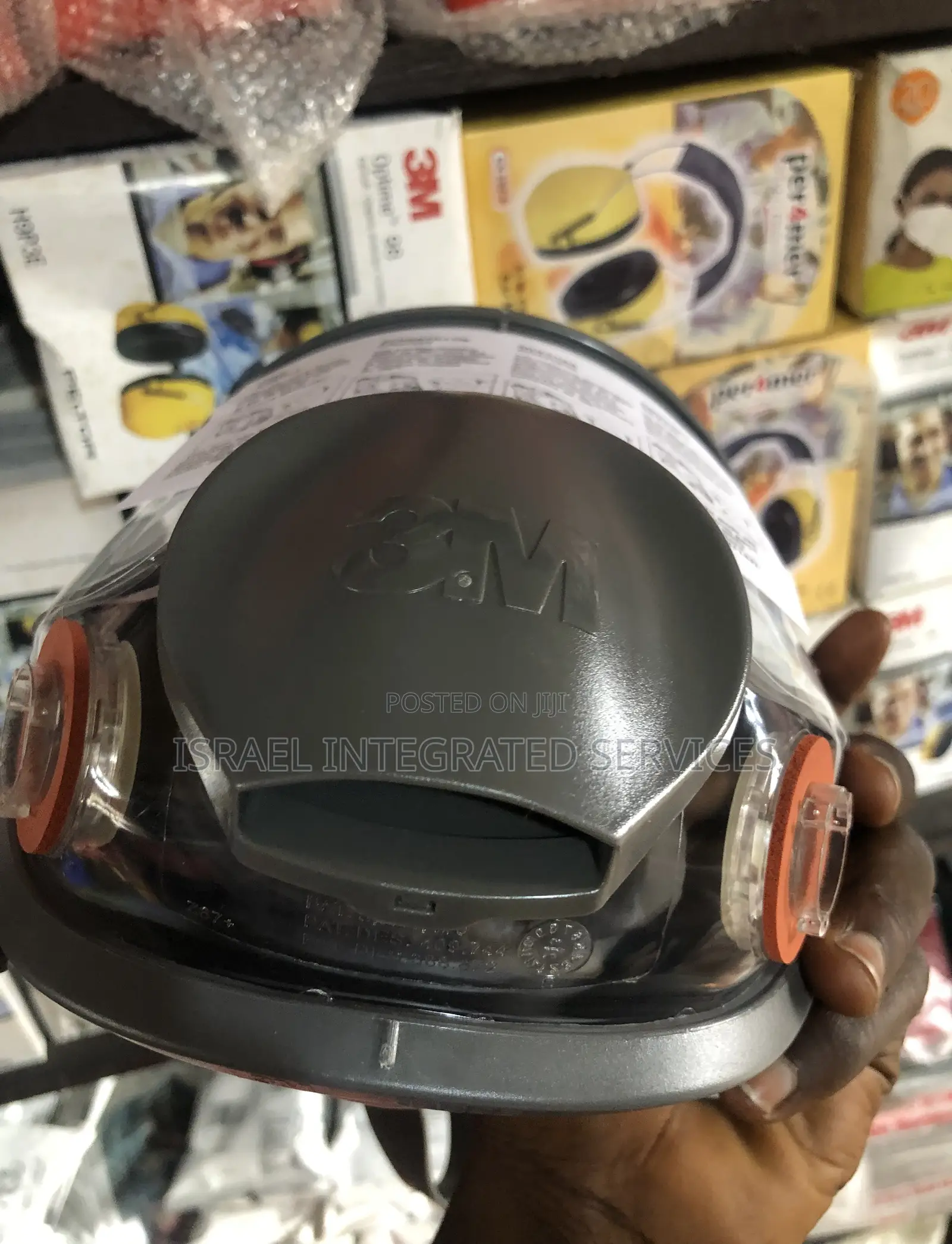 Safety Face Mask Full Face With Cartridge 3m