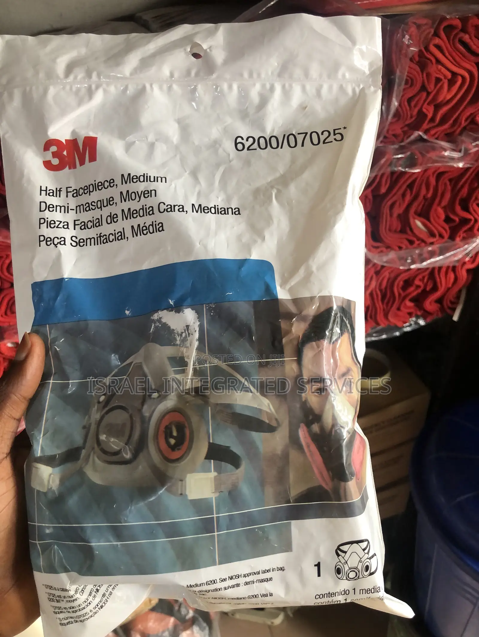 Safety Face Mask Half Face With Cartridge