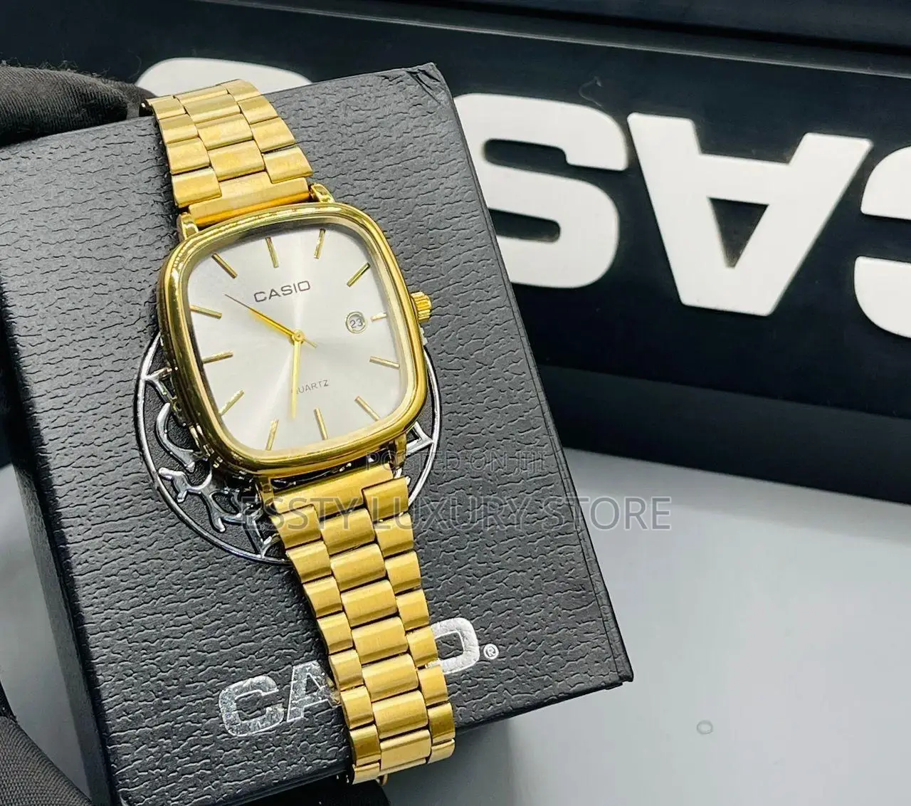 High Quality Luxury Casio Chain Analog Wristwatch