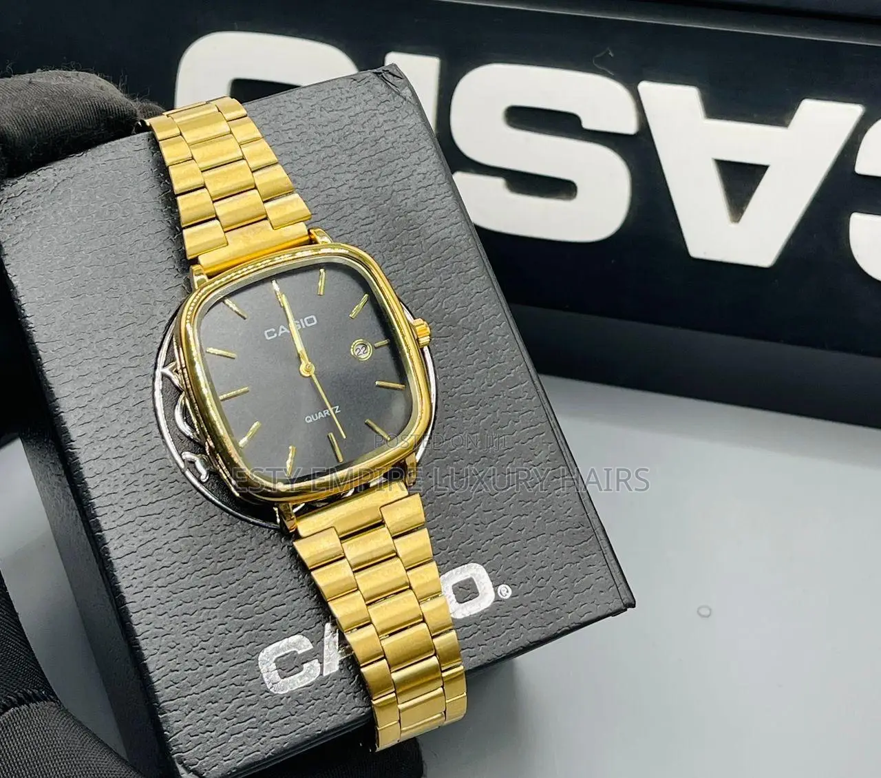 High Quality Luxury Casio Chain Analog Wristwatch