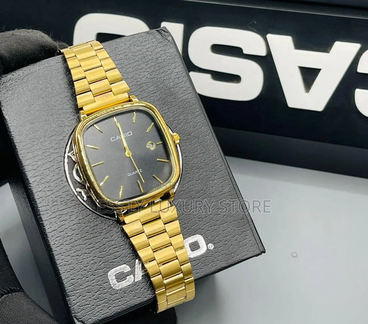 High Quality Luxury Casio Chain Analog Wristwatch