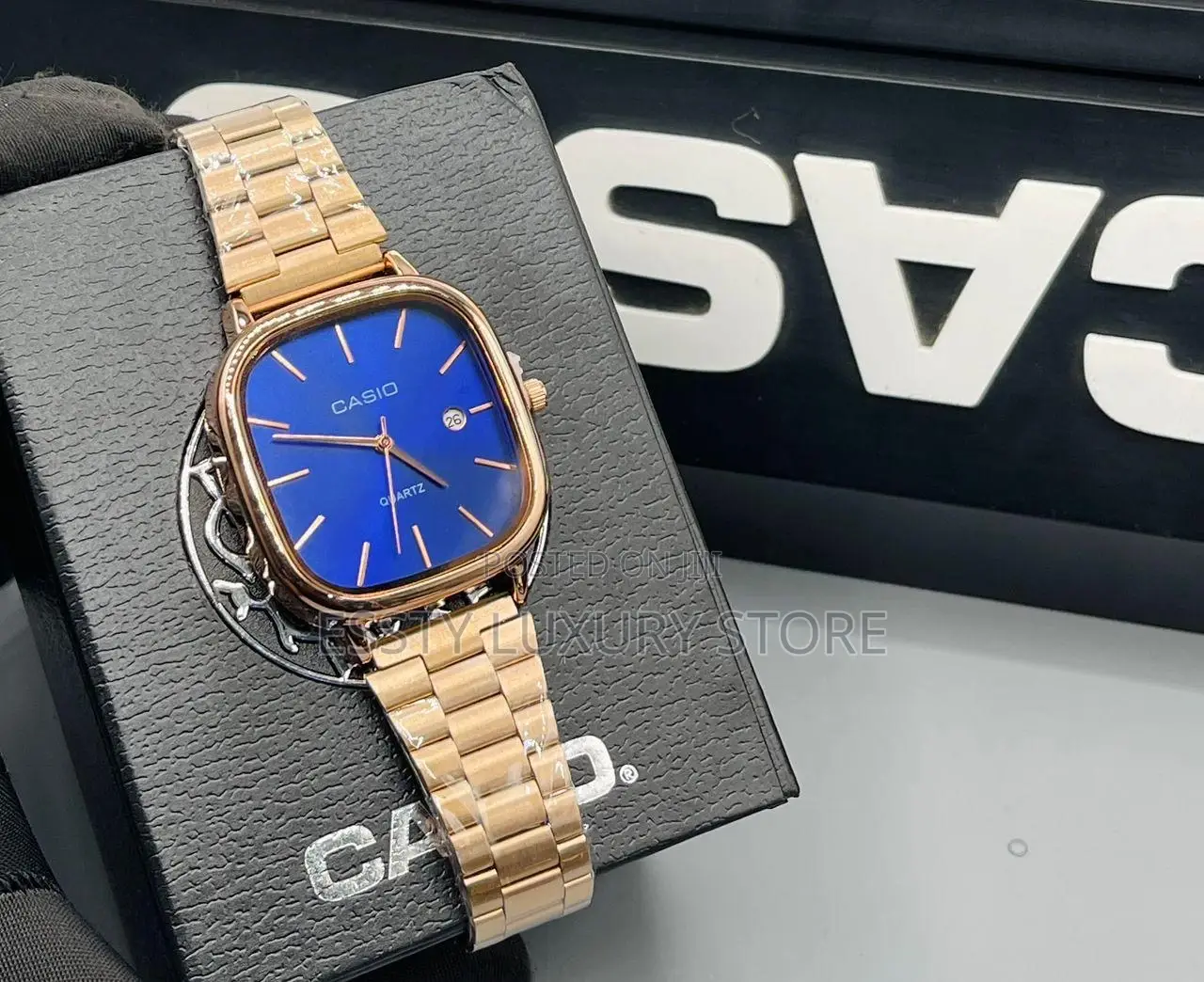 High Quality Luxury Casio Chain Analog Wristwatch
