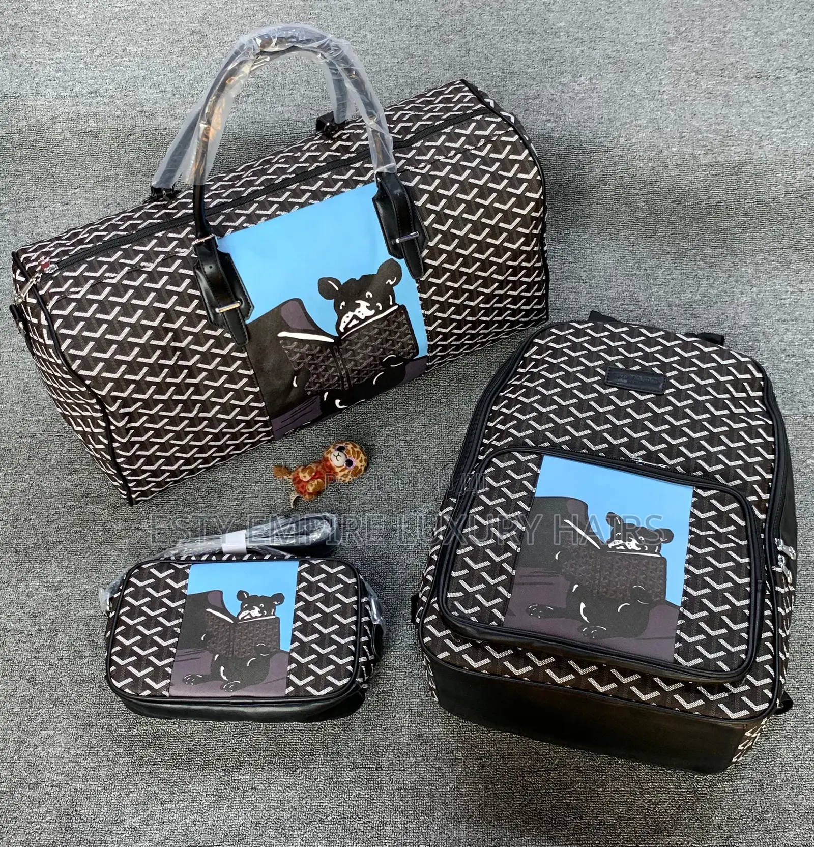 Quality Goyard Backpack Duffel Bag Combo