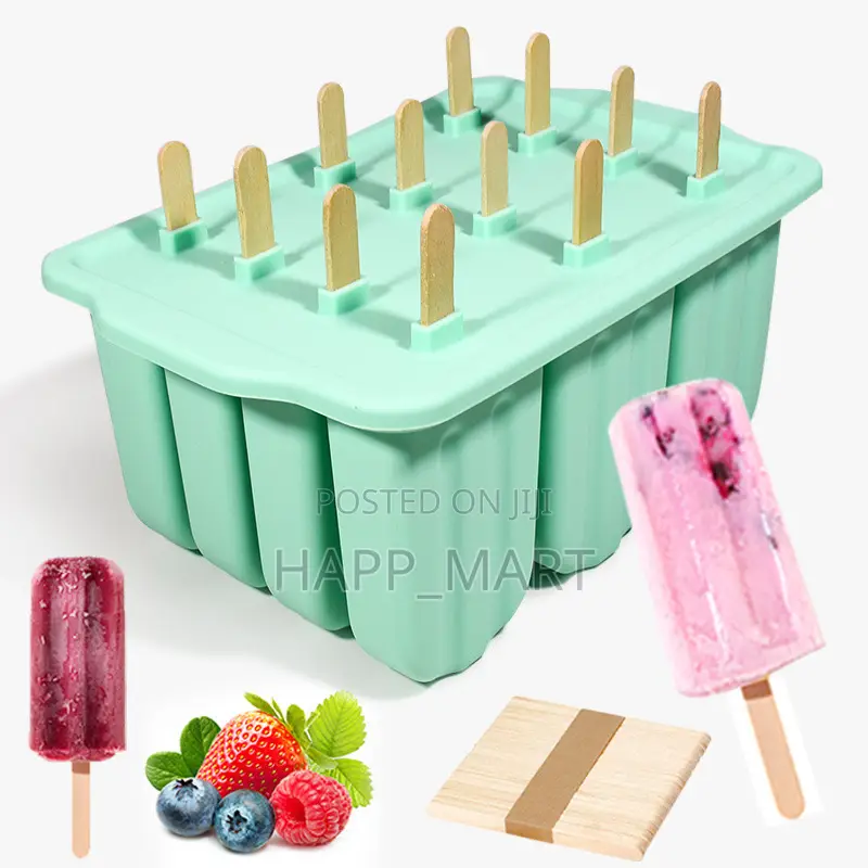 12-Slot Popsicle Mold Set