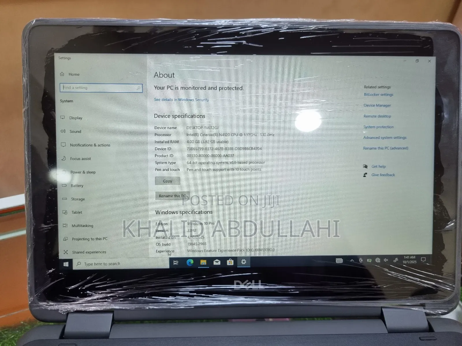 New Laptop Dell Latitude 11 3190 4GB Intel Celeron SSD 128GB