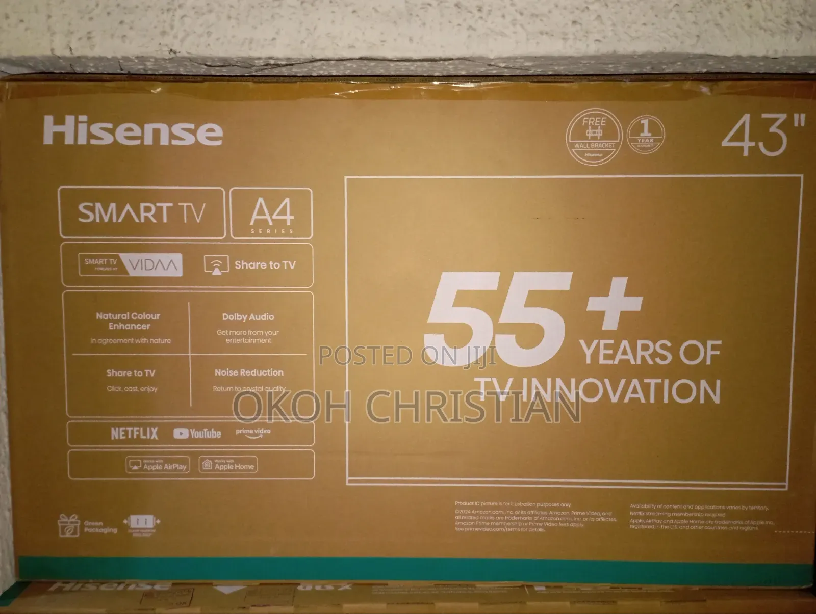 Hisense 43" Smart Television