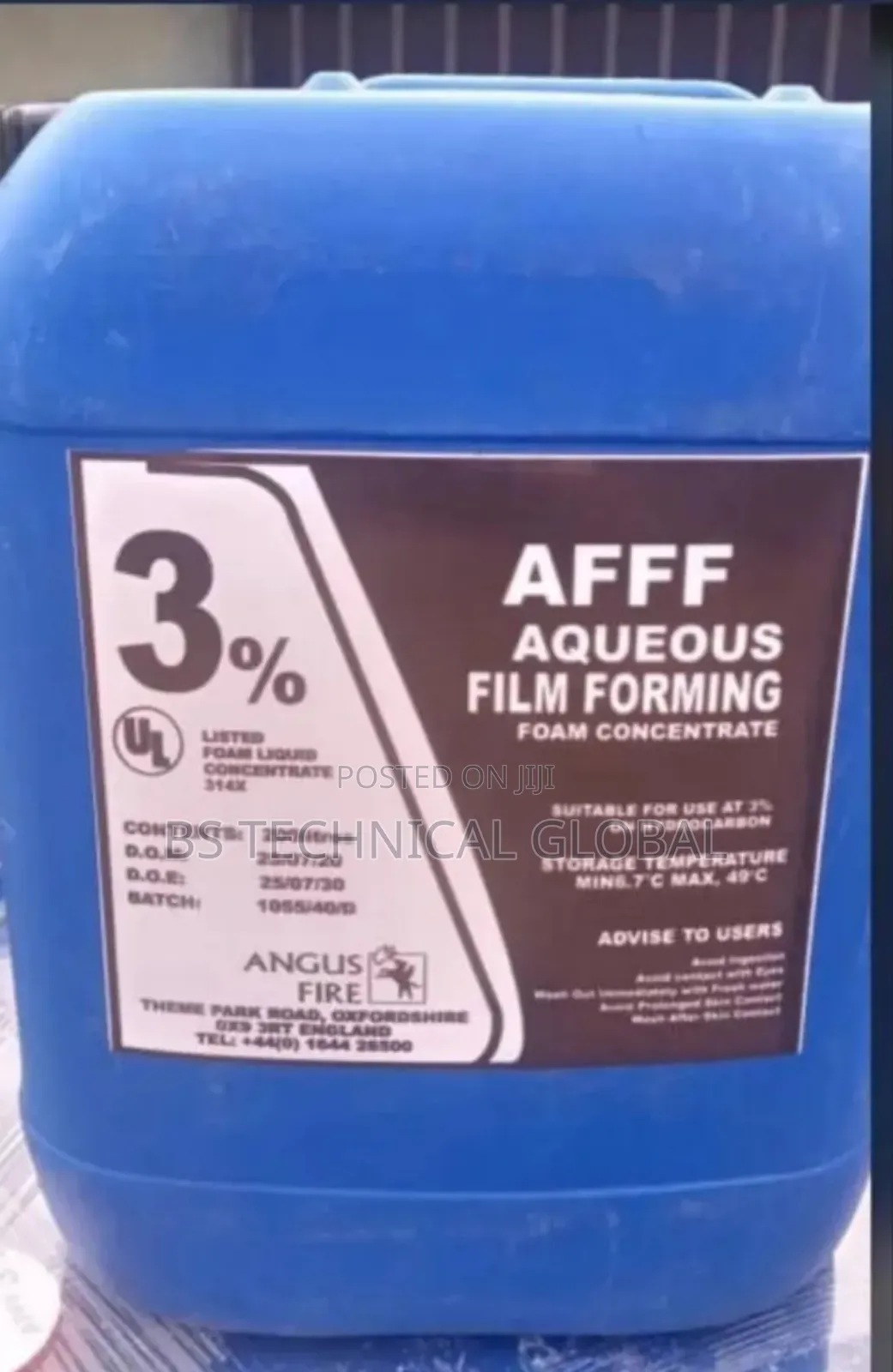 Sazefire Safety Equipment Afff