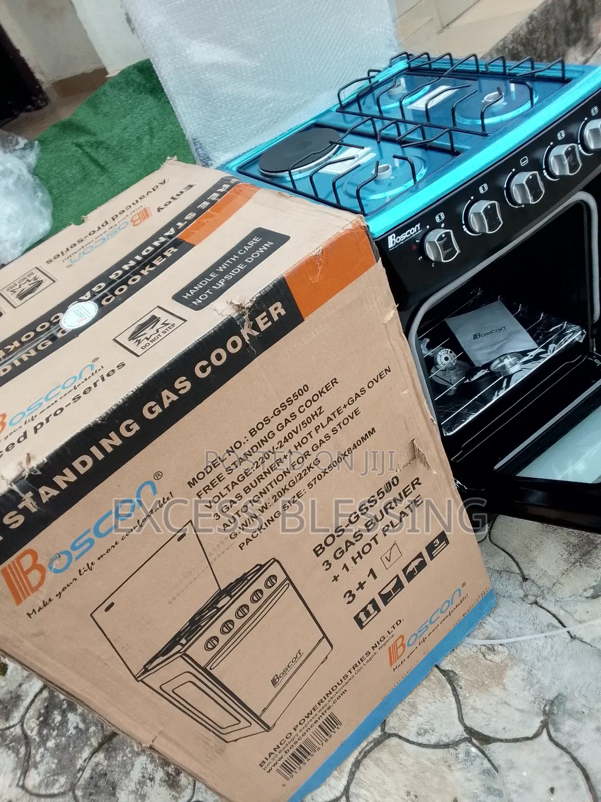 Affordable 50 50 Boscon Standing Gas Cooker