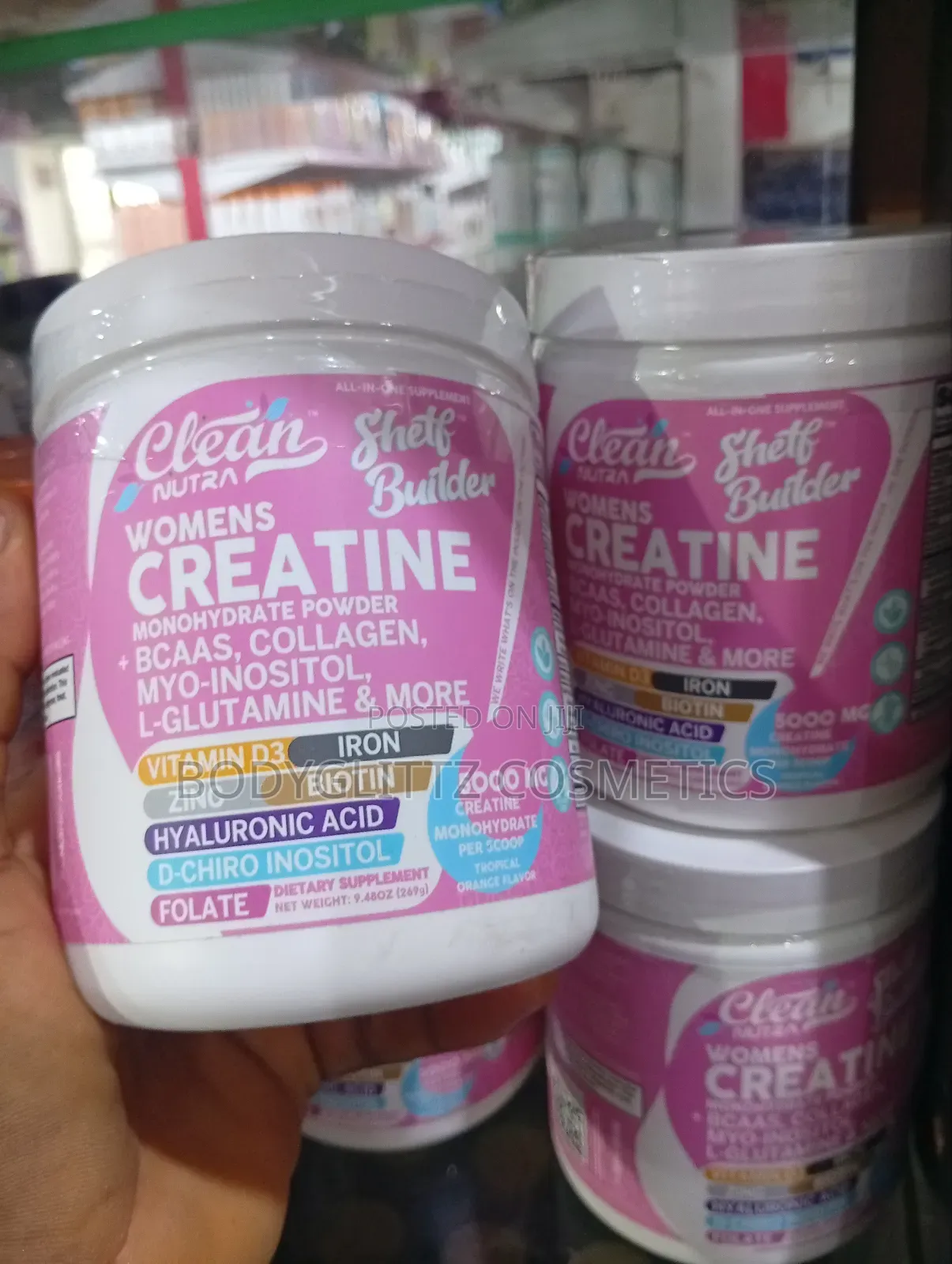 Clean Nutra Women's Creatine Monohydrate Powder