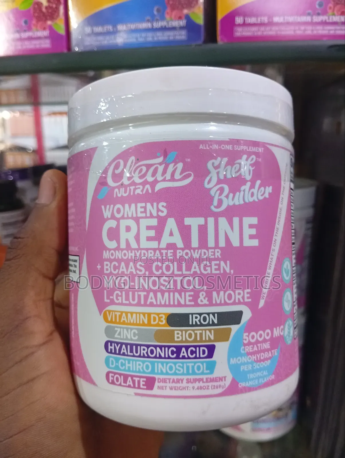 Clean Nutra Women's Creatine Monohydrate Powder
