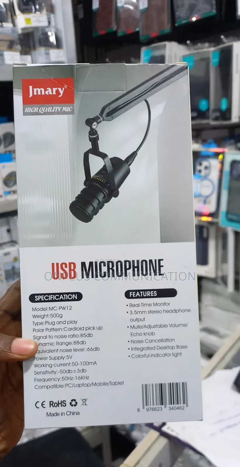 Jmary Mc-Pw12 Usb Microphone