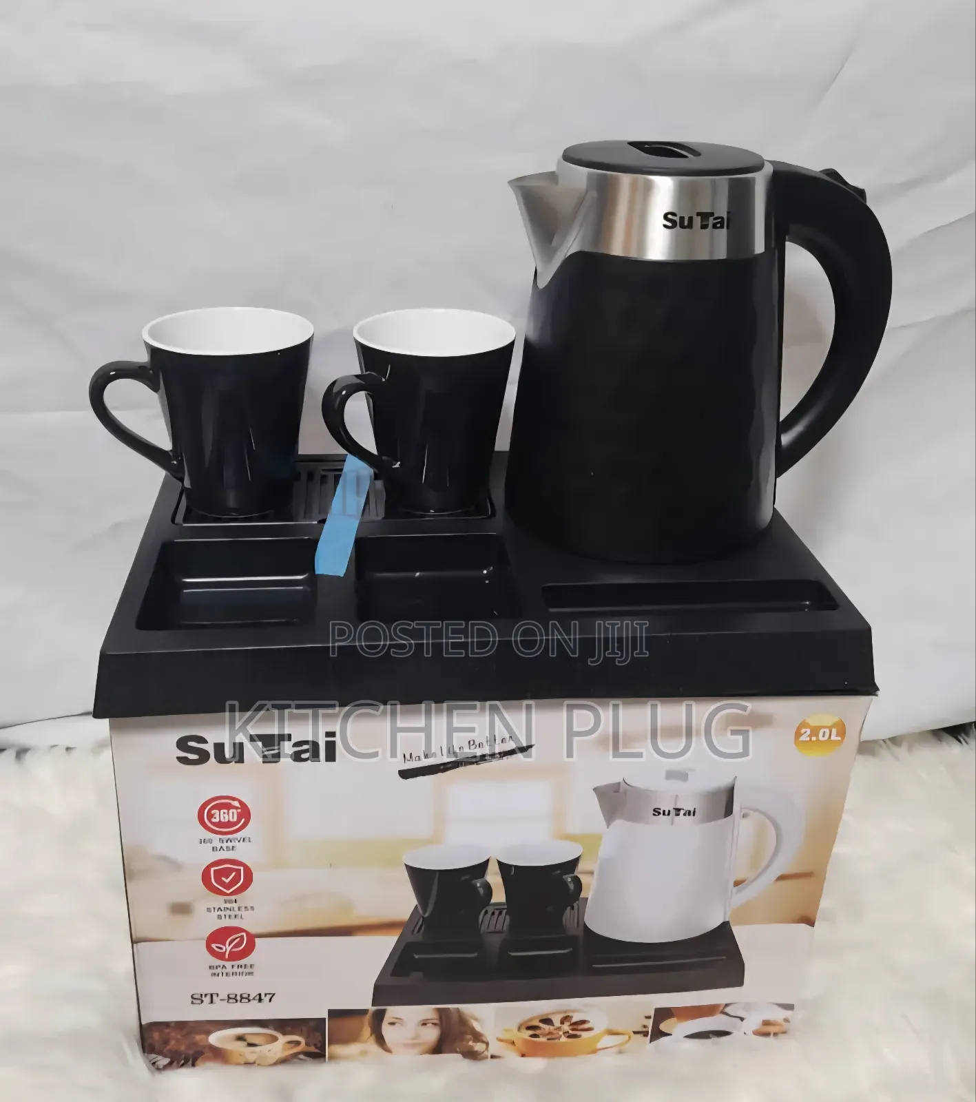 S a Sutai Electric Kettle Set (Model St-8847