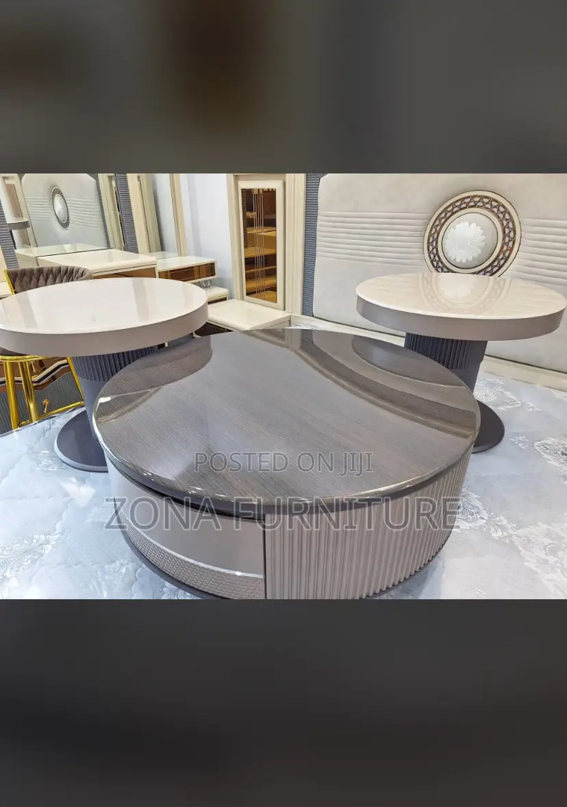 High Quality Foreign Design Turkish Center Table With Two Sidetable