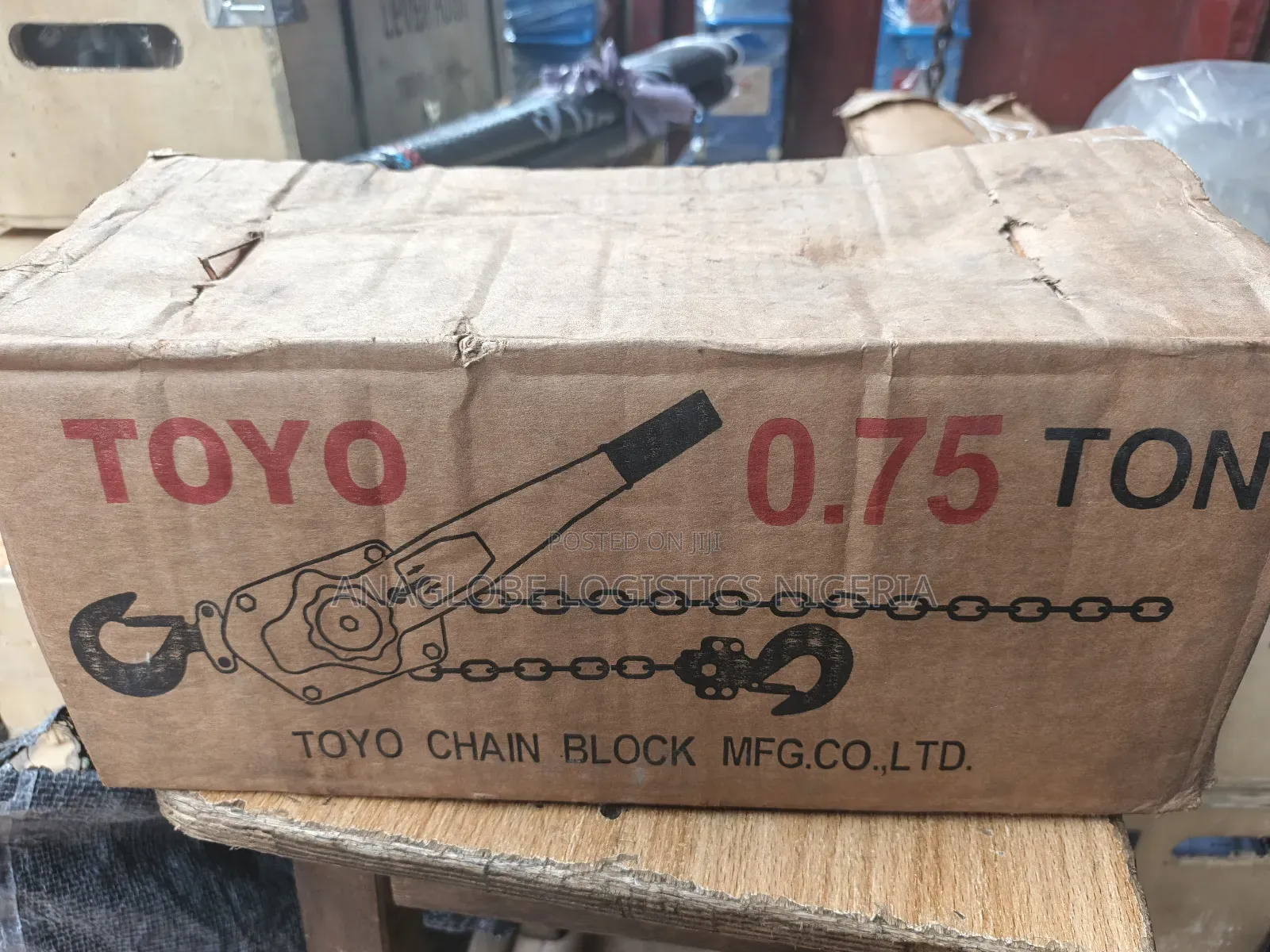 Come Along Chain Block (0.75ton) Toyo. Other Tons Are Available