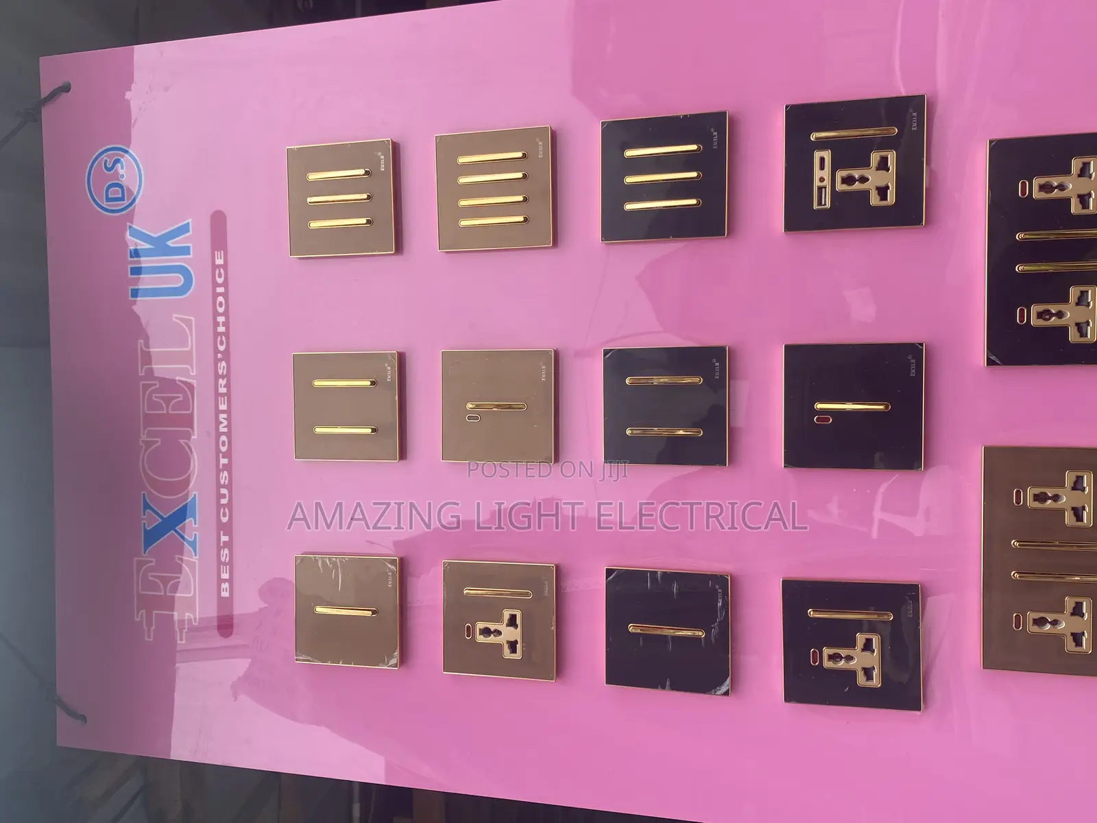 Luxurious Socket and Switches